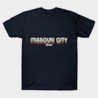 Retro Missouri City Texas T-Shirt